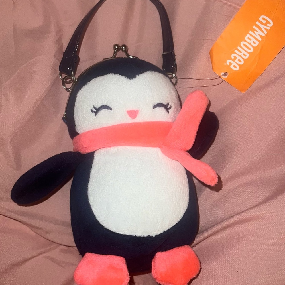 Gymboree girls penguin purse NWT